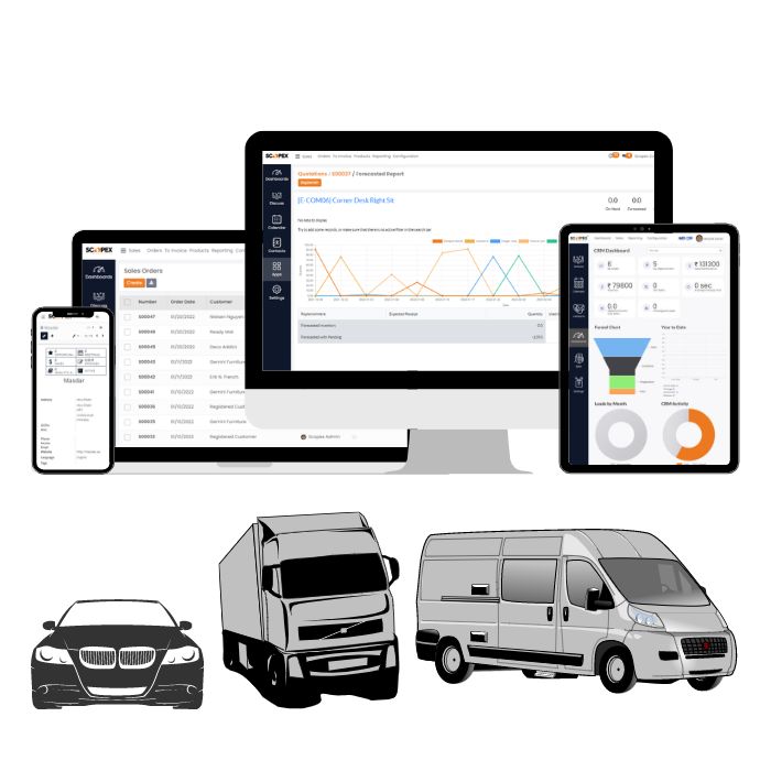 fleet management industries erp apps