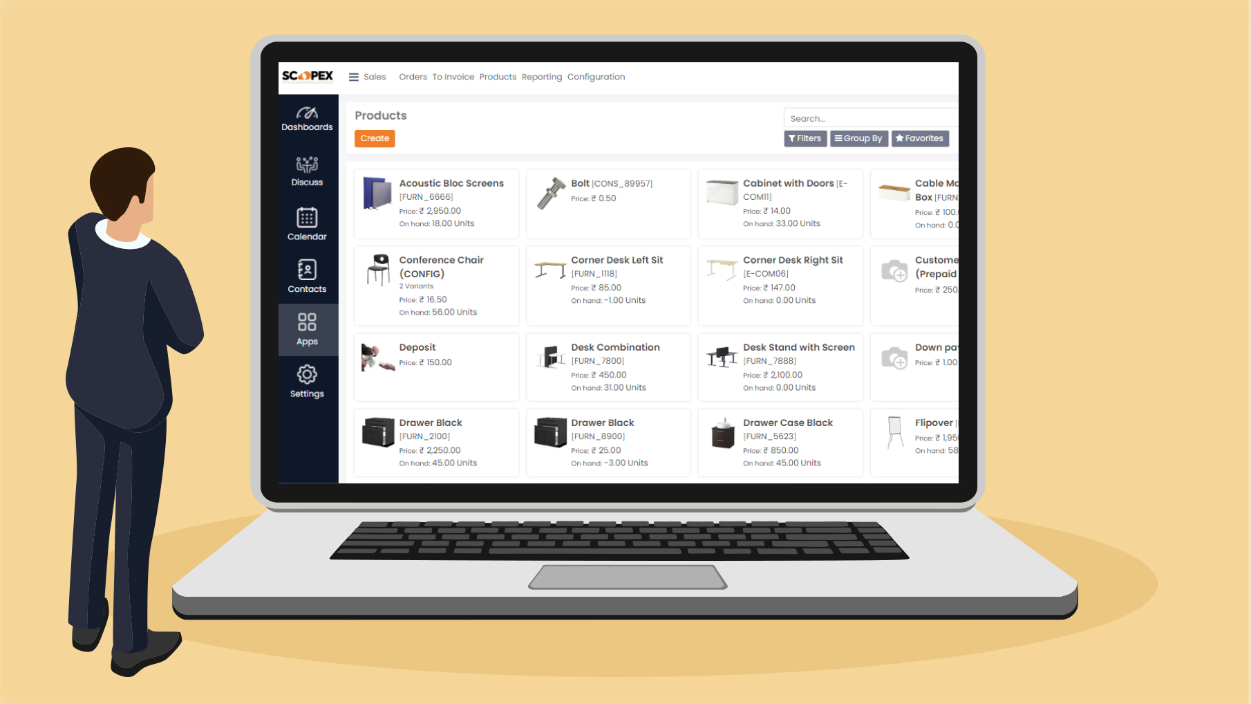 app for manufacturing company