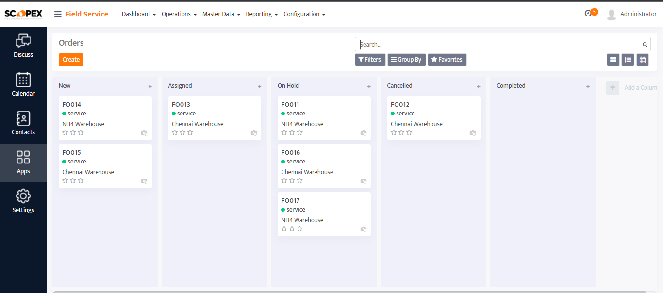 Optimize Warranty administration for field services